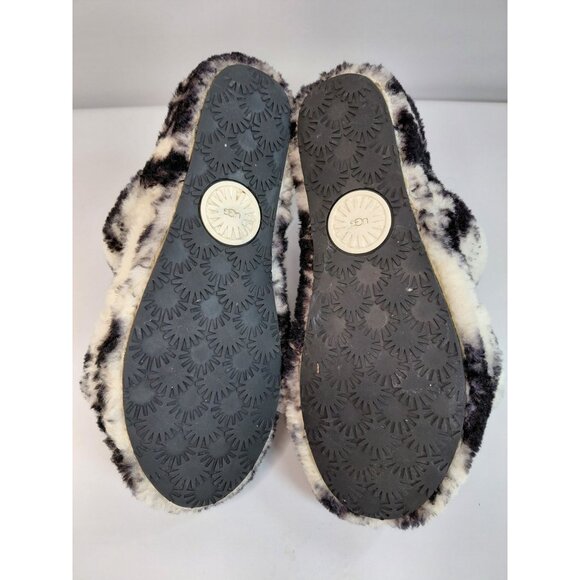 Ugg Women's Oh Yeah Marble Shearling Slide Slippers Size 8  '' SIGNS OF USE'' - Picture 7 of 12